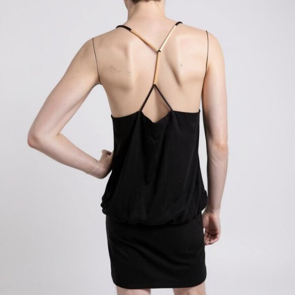 Cache Black Sleeveless Cocktail Dress Size 4 - Picture 3 of 5